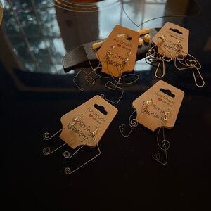 Handmade Recycled Guitar String Earrings